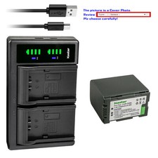Kastar CGR-D28 Battery LTD2 USB Charger for Panasonic AG-AC90 AG-AC90P AG-AC90PJ picture