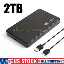 2TB External Hard Drive Portable HDD USB 3.0 Slim Storage PC Mac Laptop picture