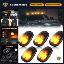 LED Cab Roof Marker Lights for Dodge Ram 1500 2500 3500 4500 5500, Smoked Lens, picture