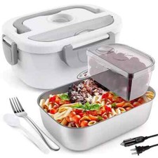 1.5L Electric Heating Lunch Box Portable for Car Office Food Warmer Container US picture