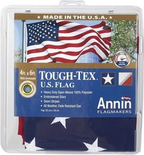 Annin flagmakers 182004 4x6 Feet Tough Tex Embroidered US Flag United States picture