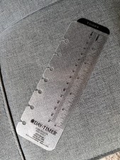 Day-Timer Today Page Locator Ruler Desk Size 5 1/2 x 8 1/2 7-Ring 92121TA picture