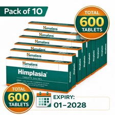 Himalaya Himplasia – Pack of 10 (600 Tablets) | Natural Men's Health Support picture