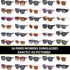 Womens Sunglasses Ladies Glasses 36 Pairs Wholesale Bulk Lot Cat Eye Fashion New picture