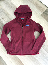Patagonia Better Sweater Women’s Full Zip Hooded Hoodie Burgundy S 25539 picture