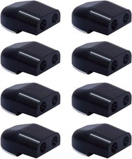 CITKOU 8Pcs Deer Whistles for Car Dual Construction Black 8 Pack D picture