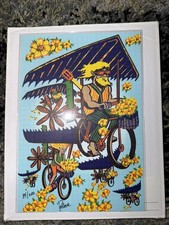 Jim Pollock Bicycle Day 2019 Blotter Art Print Shakedown Gallery LE 200 picture