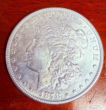 👀 1878-S $1 Morgan Silver Dollar  BU 👀 picture