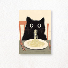 Cat ACEO Art Print picture