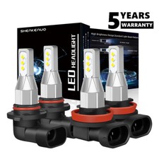 Kit de bombillas de faro LED de 4 lados 9005 H11 Luces bajas altas blancas picture