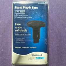 Attwood LightArmor Round Plug-in Base (Model 910R3PB) picture