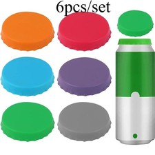6X Silicone Soda Can Cover Top Lid Beer Beverage Juice Can Cover Drink Protector picture