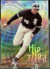 1999 Skybox Thunder Frank Thomas #13 - Hip-No-Tized picture