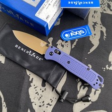 Benchmade 535FE-05 Bugout Blue Grivory Handle S30V BLADE Folding Knife picture