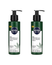 Nivea Men Sensitive Calm Liquid Shaving Cream Pump Bottle 6.8 FL OZ PACK OF 2 picture