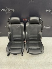 01-06 BMW E46 M3 Convertible Interior Front Non Heated Seats Black picture
