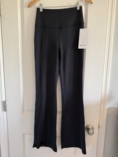 Lululemon Groove Nulu Super High Rise Flared Pant Regular Size 6 Black New picture