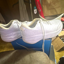 HOKA Bondi SR Men's Low Top Lace-Up Athletic Sneakers Workwear White Solid picture