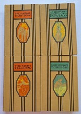 Vintage 1953 Young Folks Library 4 Book Set Fairy Tales Animal Stories picture