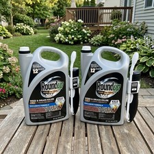 2 PACK Roundup Dual Action 365 Weed & Grass Killer Plus Comfort Wand, 1 gal picture
