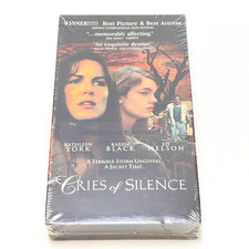 Cries Of Silence VHS Promo Screener Edition - 1997 - Rare - New, Sealed picture