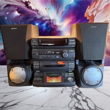 RARE Vintage SONY LBT-D790 Am Fm CD Dual Cassette Stereo System Fully Tested🔥🎶 picture