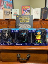 Coraline 3 Figure Set Mother Cat Coraline Culture Fly New In Box picture