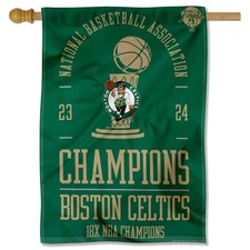 Boston Celtics 2023 2024 18x Finals NBA Champions 28 in x 40 in House Banner picture