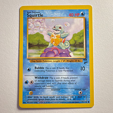 Squirtle 🌊 93/130 Base Set 2 1999 Common Regular Unlimited 40 HP picture