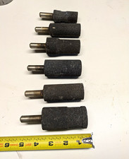 Lot of 6 Cylindrical Mounted Grinding Points 1/2 in Head Dia x Approx 3 in Long picture
