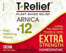 MediNatura T-Relief Arnica+12 Cream (Extra Strength) 8 oz picture