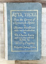 Atta Troll 1913 Willy Pogany - Heinrich Heine - Herman Sheffauer SIGNED Velum picture