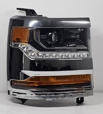 NICE 2016-2019 Chevrolet Silverado 1500 Passenger Right Headlight HID CHROME OEM picture