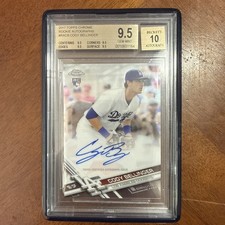 2017 Topps Chrome Cody Bellinger Auto RC BGS 9.5 Auto 10 picture