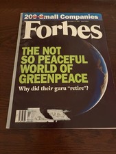 Forbes Magazine November 11 1991 Issue - Greenpeace, Small Business, Illustrated picture