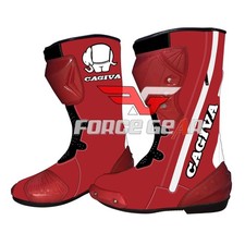 Cagiva Mito RACING MOTORBIKE / MOTORCYCLE BOOTS  FOR MEN & WOMEN picture