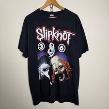 Vintage 1999 Slipknot Promo Tour 90s Heavy Metal Rock Band XL T-Shirt picture