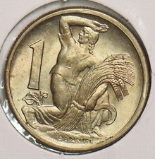 Czechoslovakia 1946 Koruna 299173 combine shipping picture