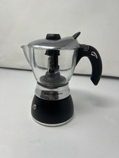 Bialetti Mukka Expresso maker in rare Crystal version-Vetro Glass FAST shipping picture