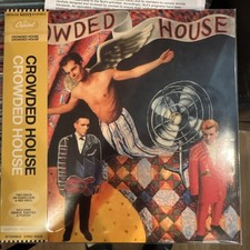 Crowded House s/t Capital Records Club Red/White 140g VINYL #446/2K New SEALED picture