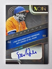 2025-26 Panini Noir Basketball - Spike Lee Knicks - Captions Auto Holo Gold /10 picture