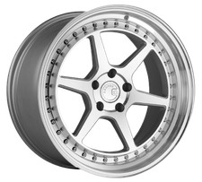 Aodhan DS09 18x10.5 5x114.3 +22 Silver w/Machined Face Wheel Rim picture