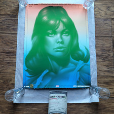 Tristan Eaton Women of Marvel She Hulk Halftone Signed Print 1/1 picture