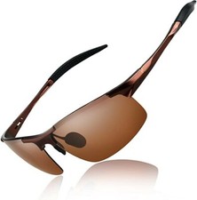 Aluminum HD Polarized Photochromic Sunglasses Men Sports Driving UV400 Glasses picture