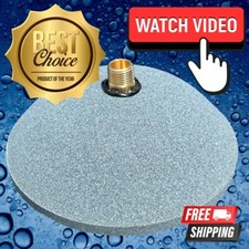 360 Degree Pond Air Diffuser Stone Bubbler Koi Fish Aerator Brass Fitting picture