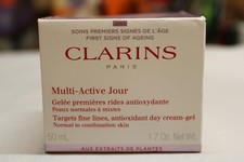 Clarins Paris Multi-Active Jour Day Cream-Gel 1.7 Oz Anti-Aging Skin NEW #F picture