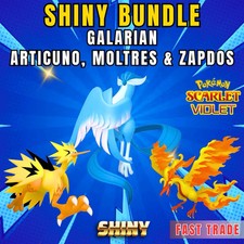 SHINY GALARIAN BIRDS ✨ ARTICUNO, MOLTRES & ZAPDOS  ✨ Pokemon Scarlet And Violet picture