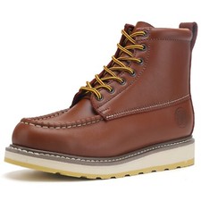Soft Toe Mens Work Boots Leather Non-Slip Stylish Boots 84994/86994 picture