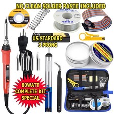 80W Electric Soldering Iron Welding Gun Tool Kit Solder Wire Desoldering Pump  picture