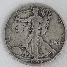 1944 D Walking Liberty Half Dollar in Fine Condition picture